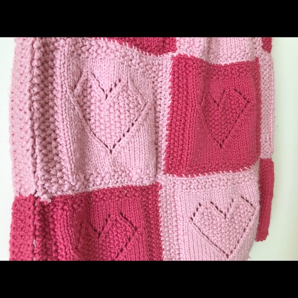 Redesigned heart granny square knit short skirt - Picture 12 of 15